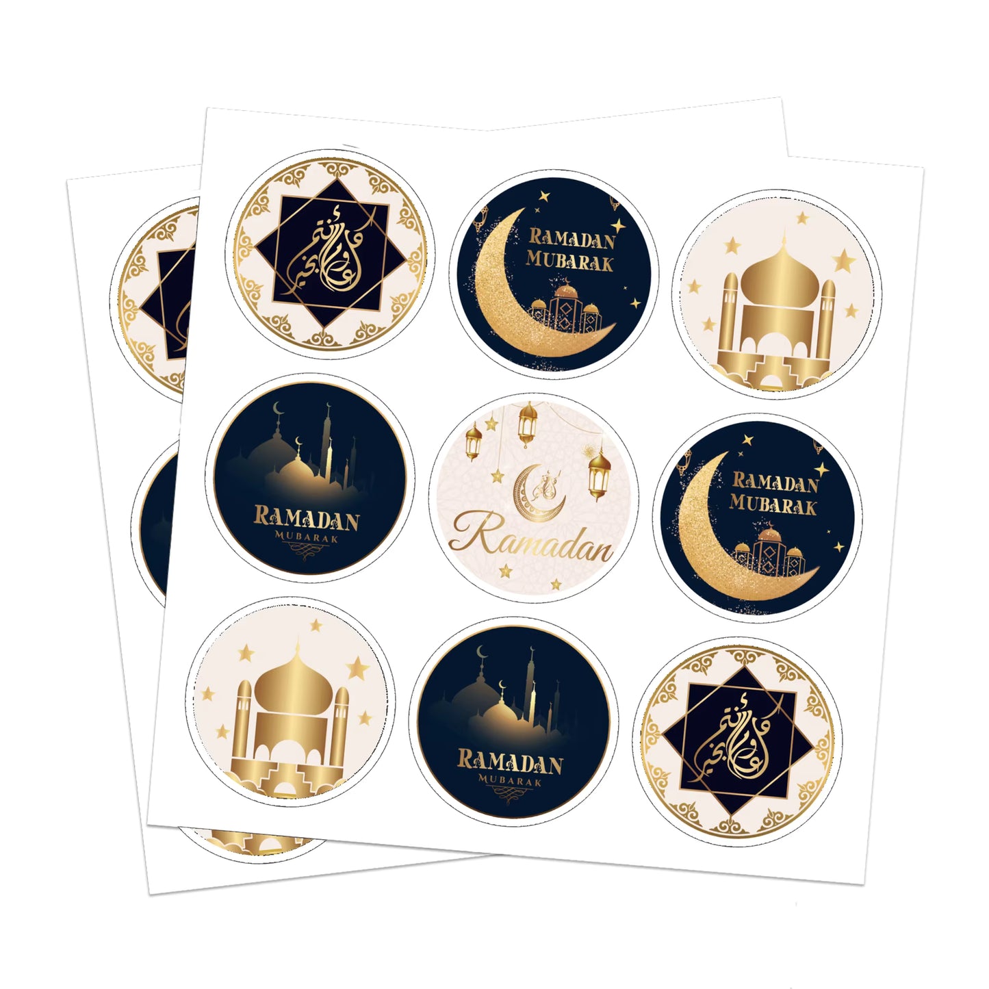 Ramadan Mubarak Sticker Sheets (5 Sheets)