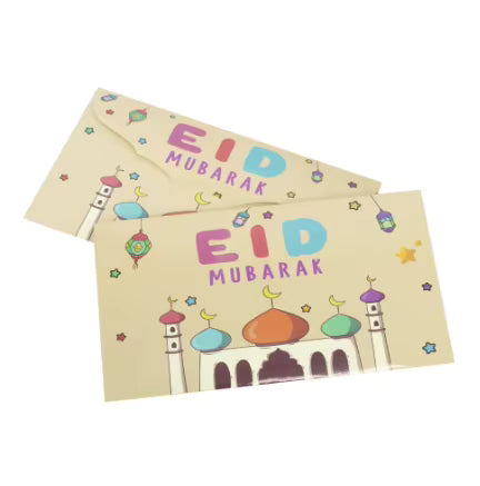 Eid Mubarak Cash Envelopes (10-Pack)